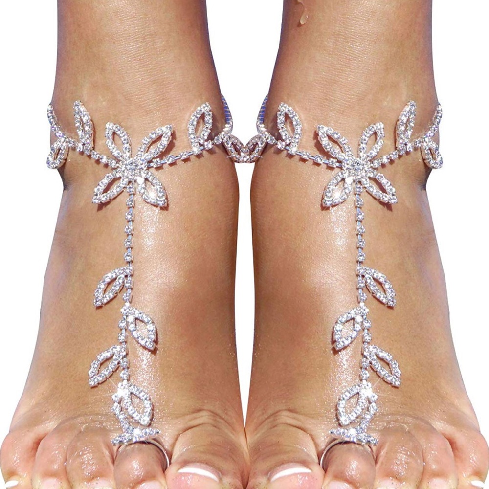 2 Pieces Women's Foot Chain
